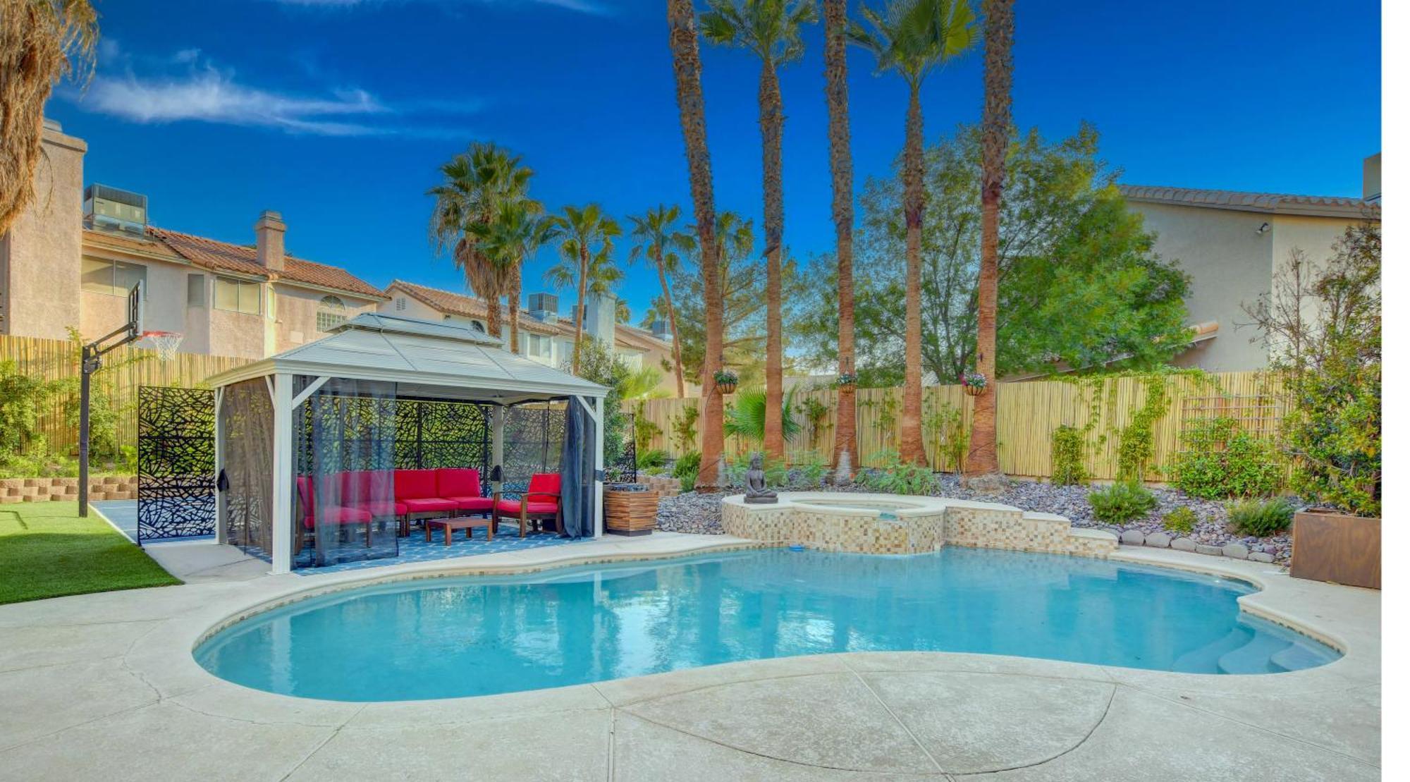 Buddha Play Modern With Pool & Spa Sauna Near Vegas Strip Лас-Вегас Экстерьер фото